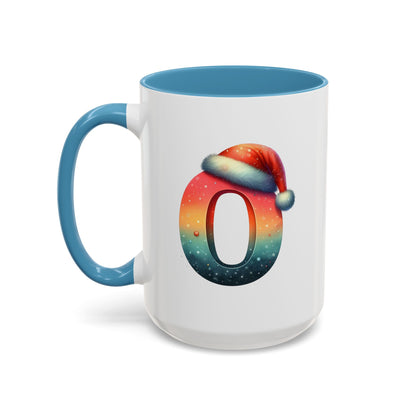 "O" Christmas Alphabet Letter - Holiday Gift Mug (11, 15oz)