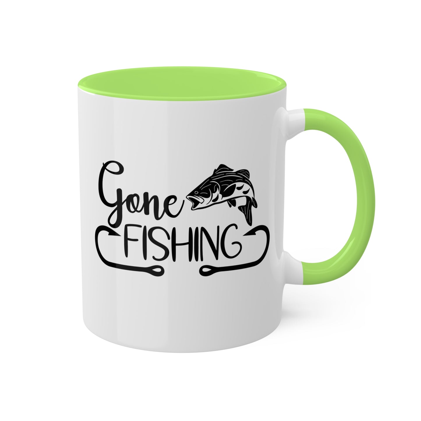 Gone Fishing - 11oz Colorful Fun Gift Mug