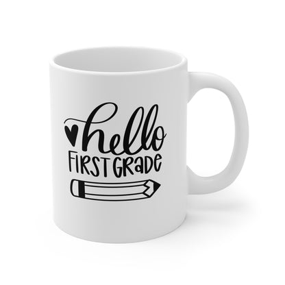 Hola, primer grado - Taza de 11 oz