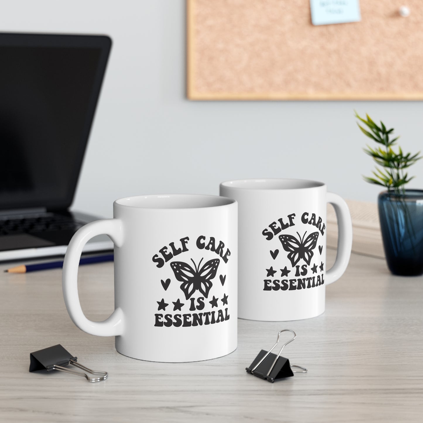 El cuidado personal es esencial - Taza de café de 11 oz