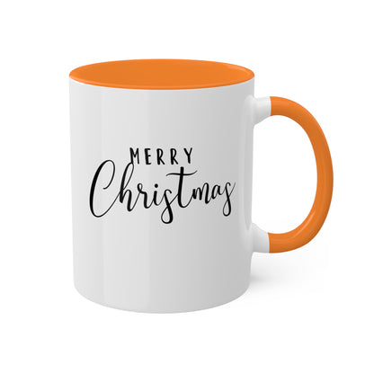 Feliz Navidad - Taza de regalo navideña de 11 oz