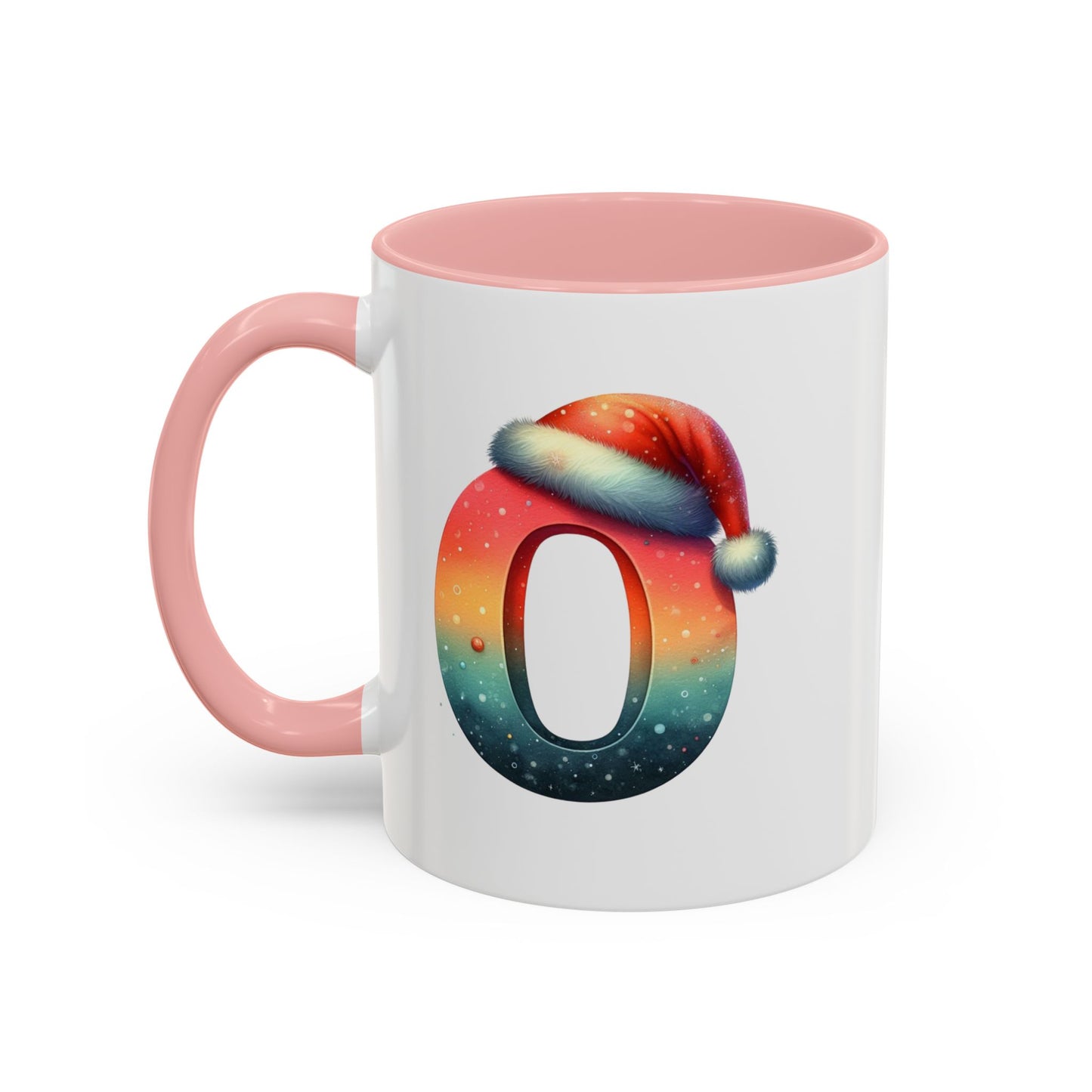 "O" Christmas Alphabet Letter - Holiday Gift Mug (11, 15oz)