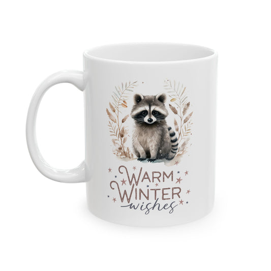 Warm Winter Wishes - Coffee Gift Mug (11oz, 15oz)