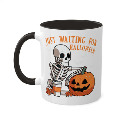 Just Waiting For Halloween - 11oz Colorful Halloween Mug