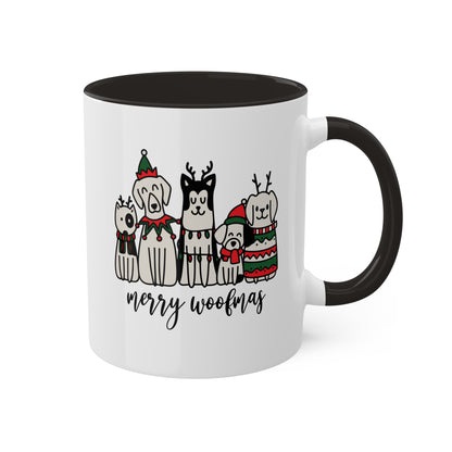 Merry Woofmas - 11 oz Christmas Dogs Gift Mug