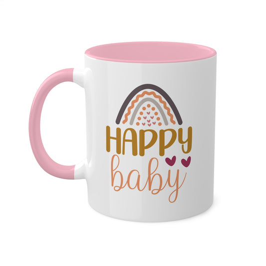 Happy Baby Coffee Mug Gift - 11oz Colorful Mug