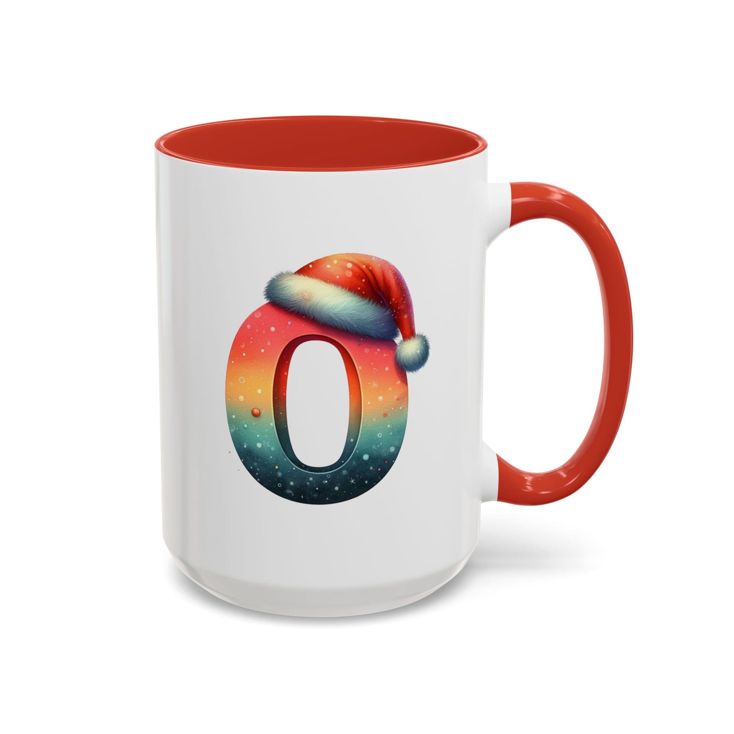 "O" Christmas Alphabet Letter - Holiday Gift Mug (11, 15oz)