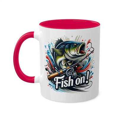 Fish On! - 11oz Colorful Fun Gift Mug