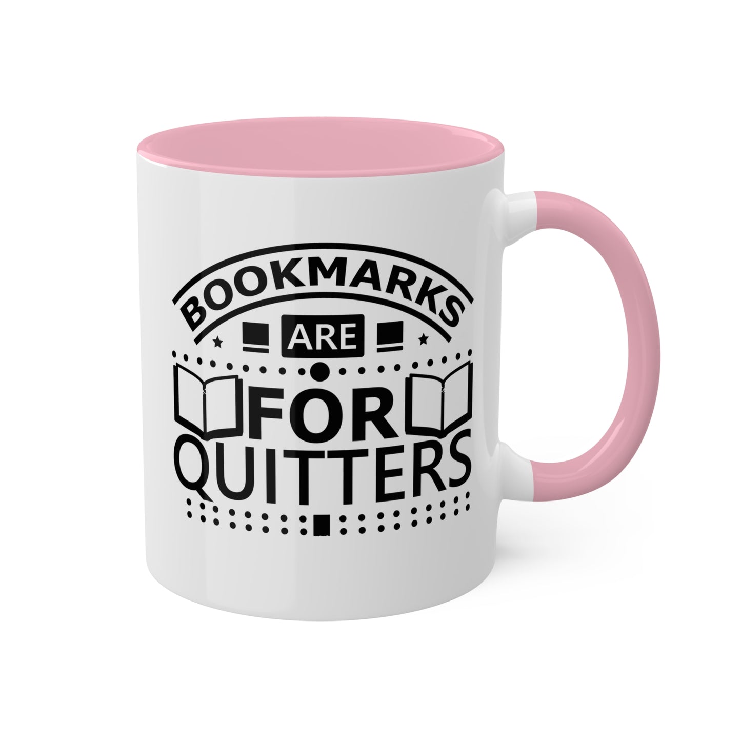 Los marcadores son para los que dejan de leer: taza divertida y colorida de 11 oz