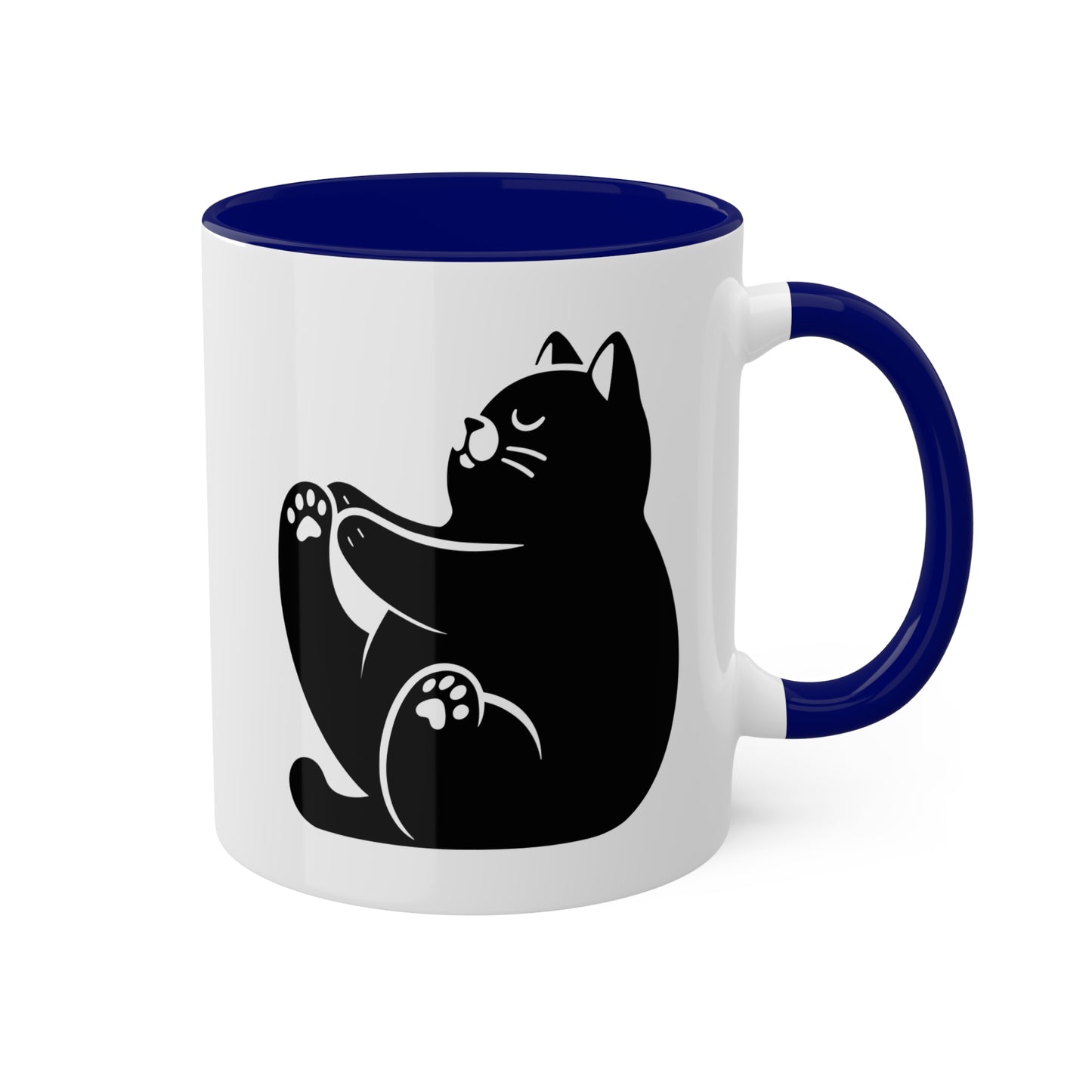 Peaceful Yoga Cat - 11oz Coffee Mug