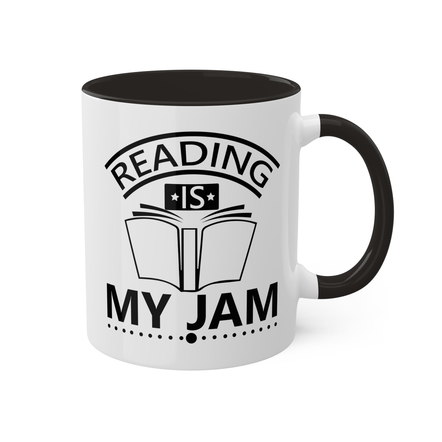 Reading Is My Jam - 11oz Colorful Mug