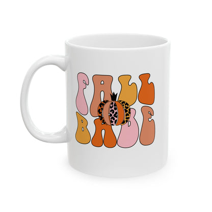 Fall Babe - Thanksgiving Coffee Gift Mug (11oz, 15oz)