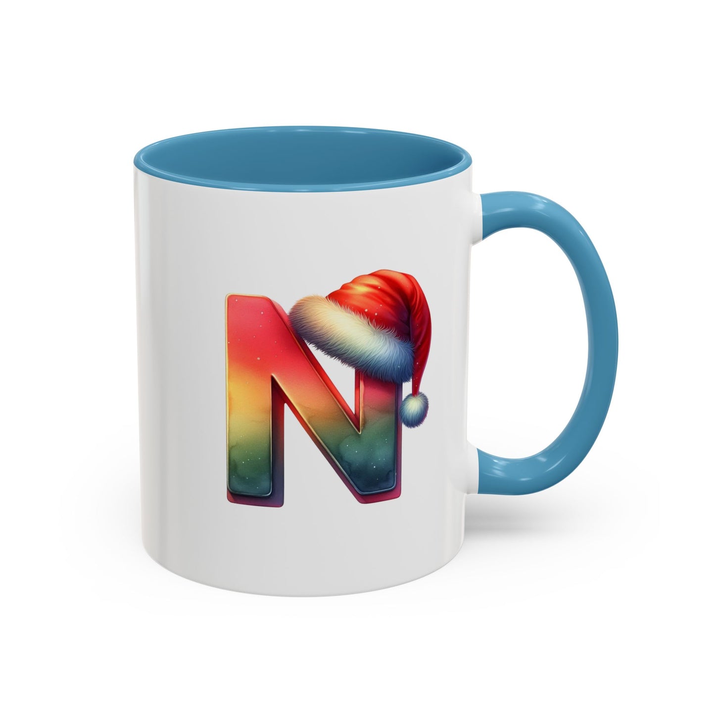 Taza con la letra "N" del alfabeto navideño (11, 15 oz)