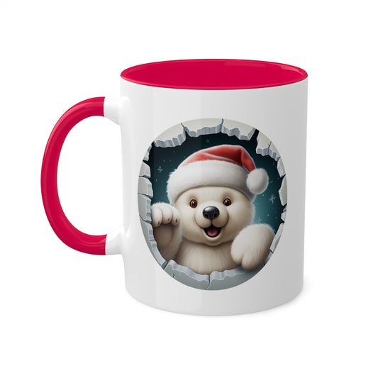 Cute Christmas Polar Bear - 11 oz Holiday Gift Mug