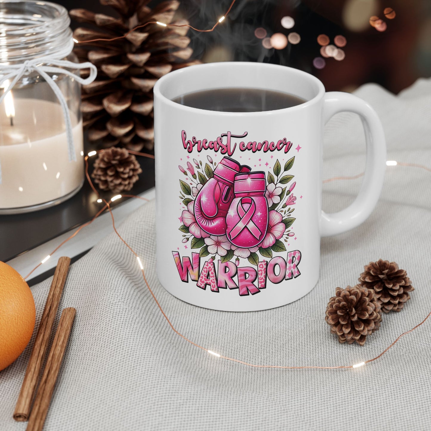 Breast Cancer Warrior - Awareness Coffee Mug (11oz, 15oz)