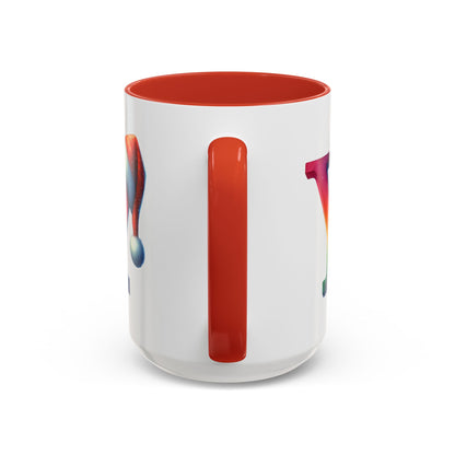 "Y" Christmas Alphabet Letter - Holiday Gift Mug (11, 15oz)