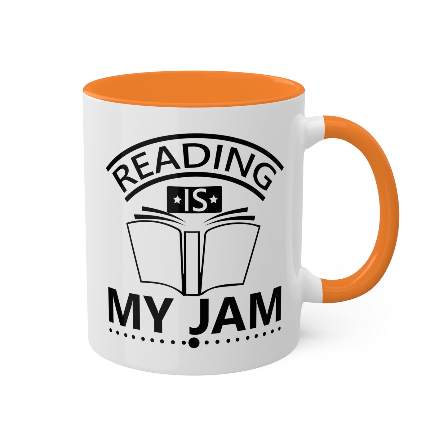 Reading Is My Jam - 11oz Colorful Mug