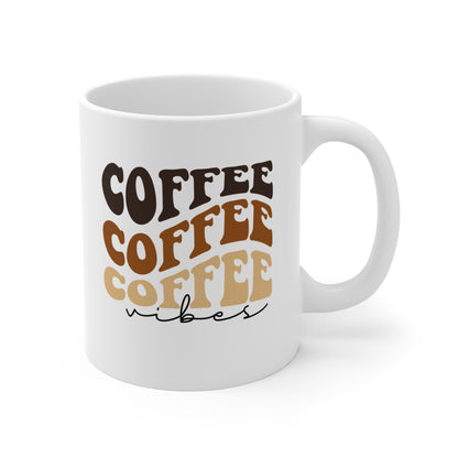 Coffee Vibes - 11 oz Retro Style Coffee Mug