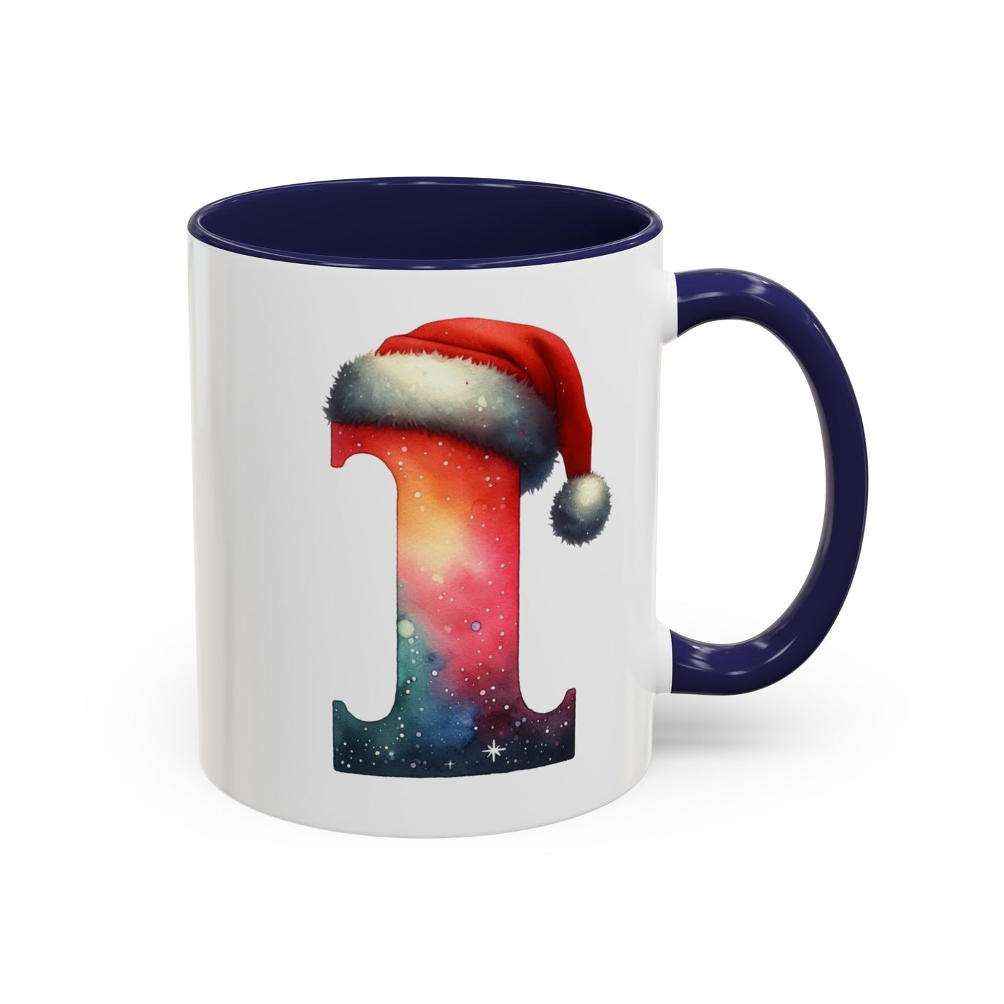 "I" Christmas Alphabet Letter - Holiday Gift Mug (11, 15oz)