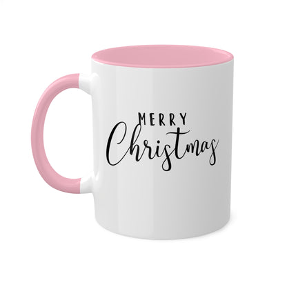 Feliz Navidad - Taza de regalo navideña de 11 oz