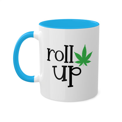 Roll Up Coffee Mug Gift - 11oz Colorful Mug