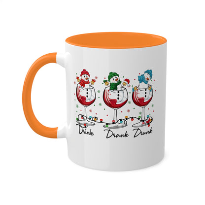 Drink Drank Drunk - 11 oz Christmas Gift Mug