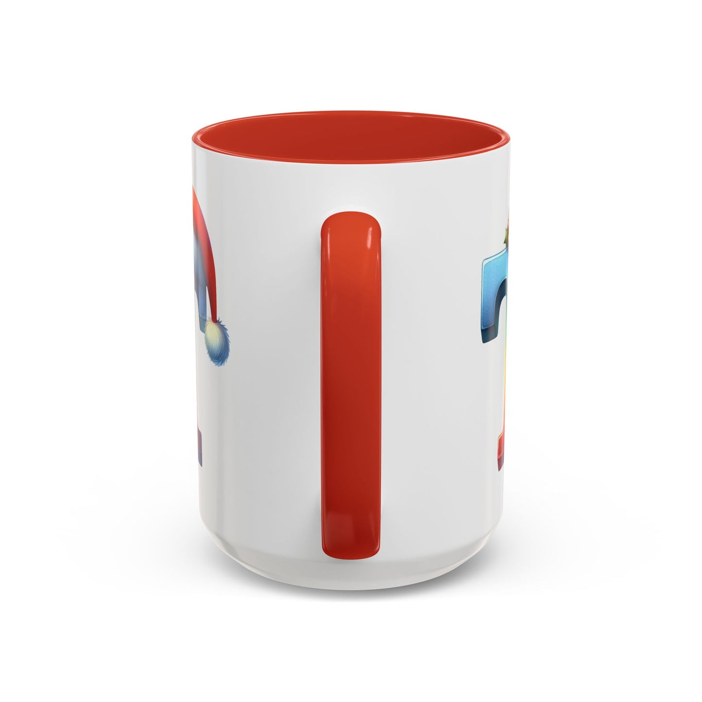 "T" Christmas Alphabet Letter - Holiday Gift Mug (11, 15oz)