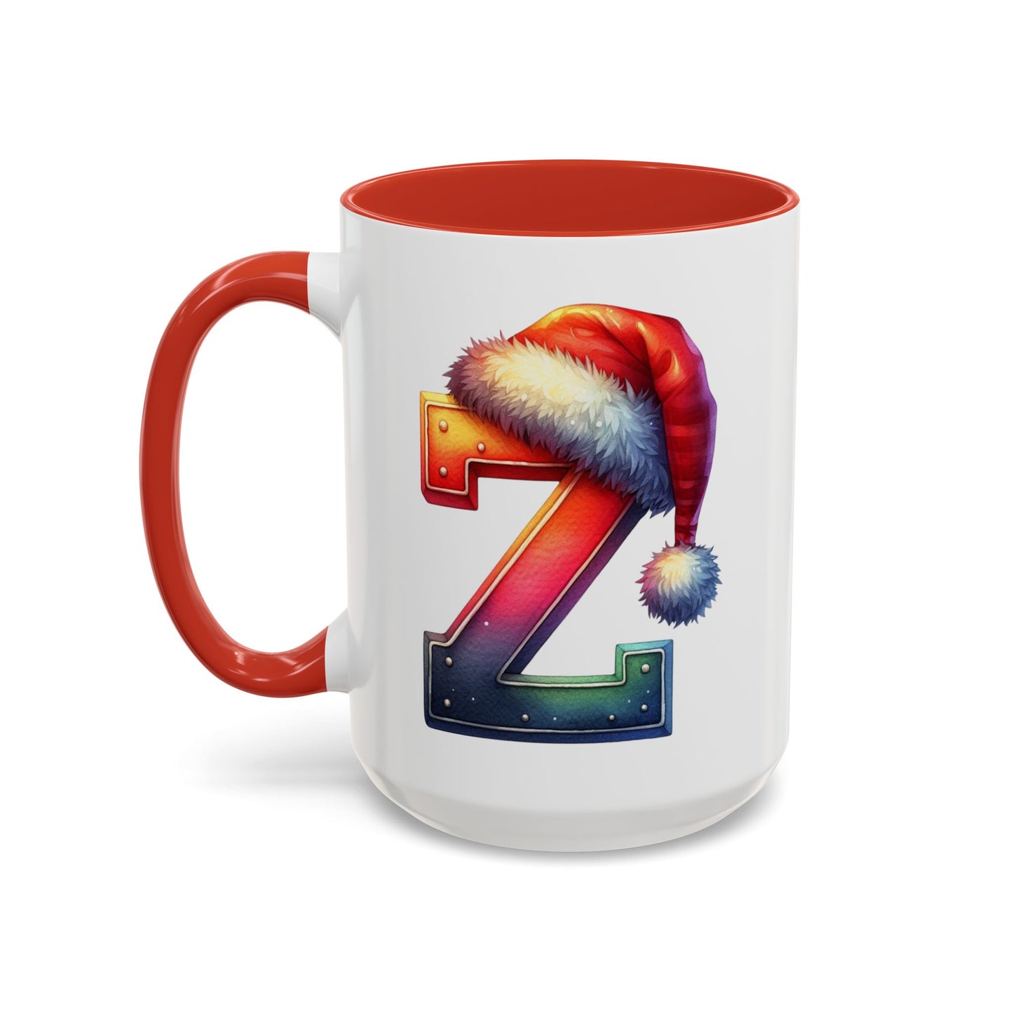 Taza con la letra "Z" del alfabeto navideño (11, 15 oz)