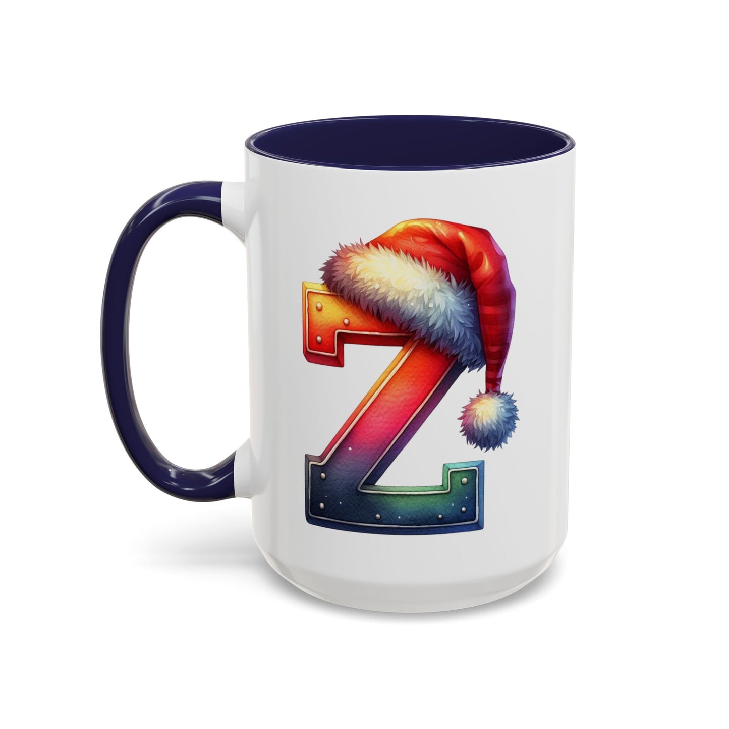 Taza con la letra "Z" del alfabeto navideño (11, 15 oz)