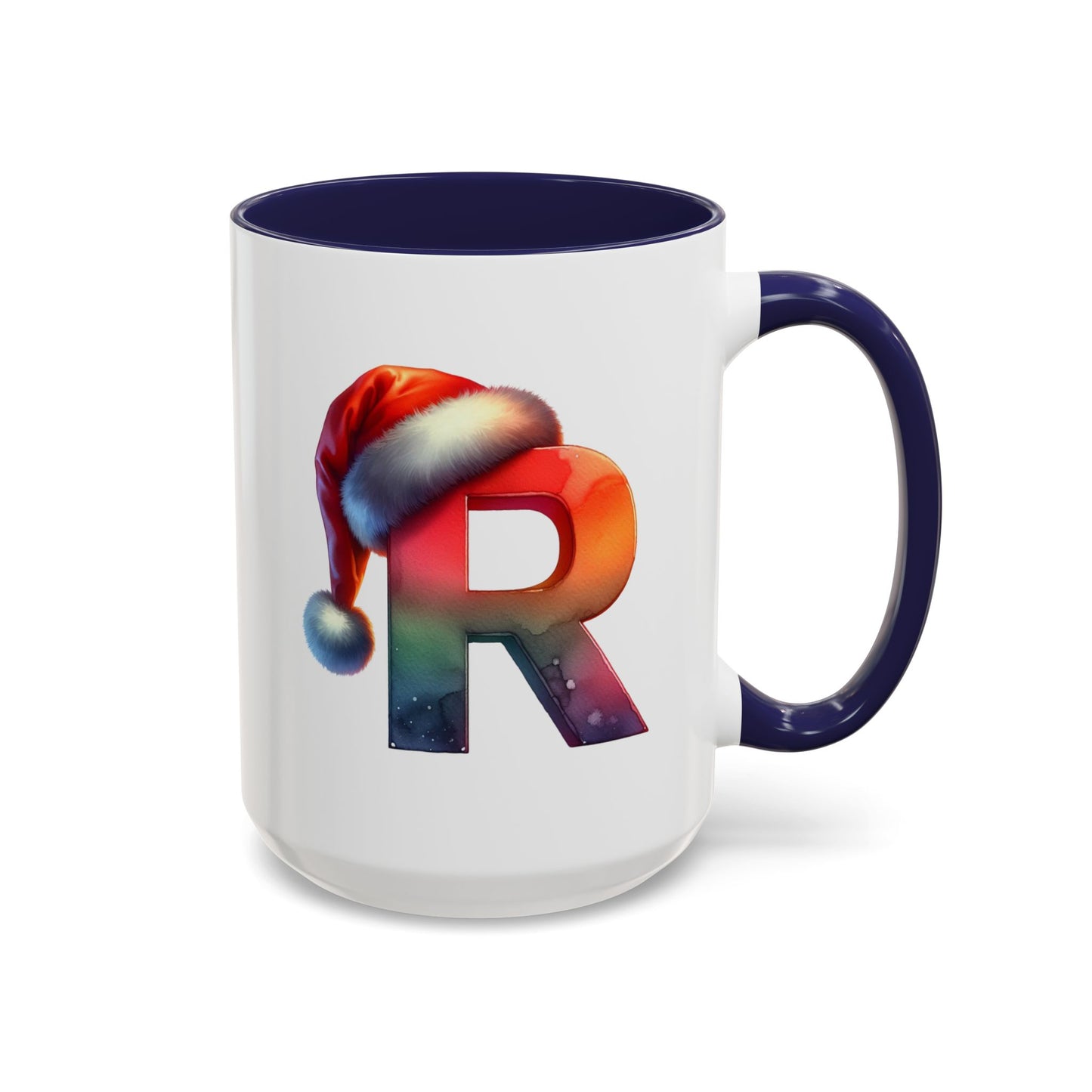 "R" Christmas Alphabet Letter - Holiday Gift Mug (11, 15oz)