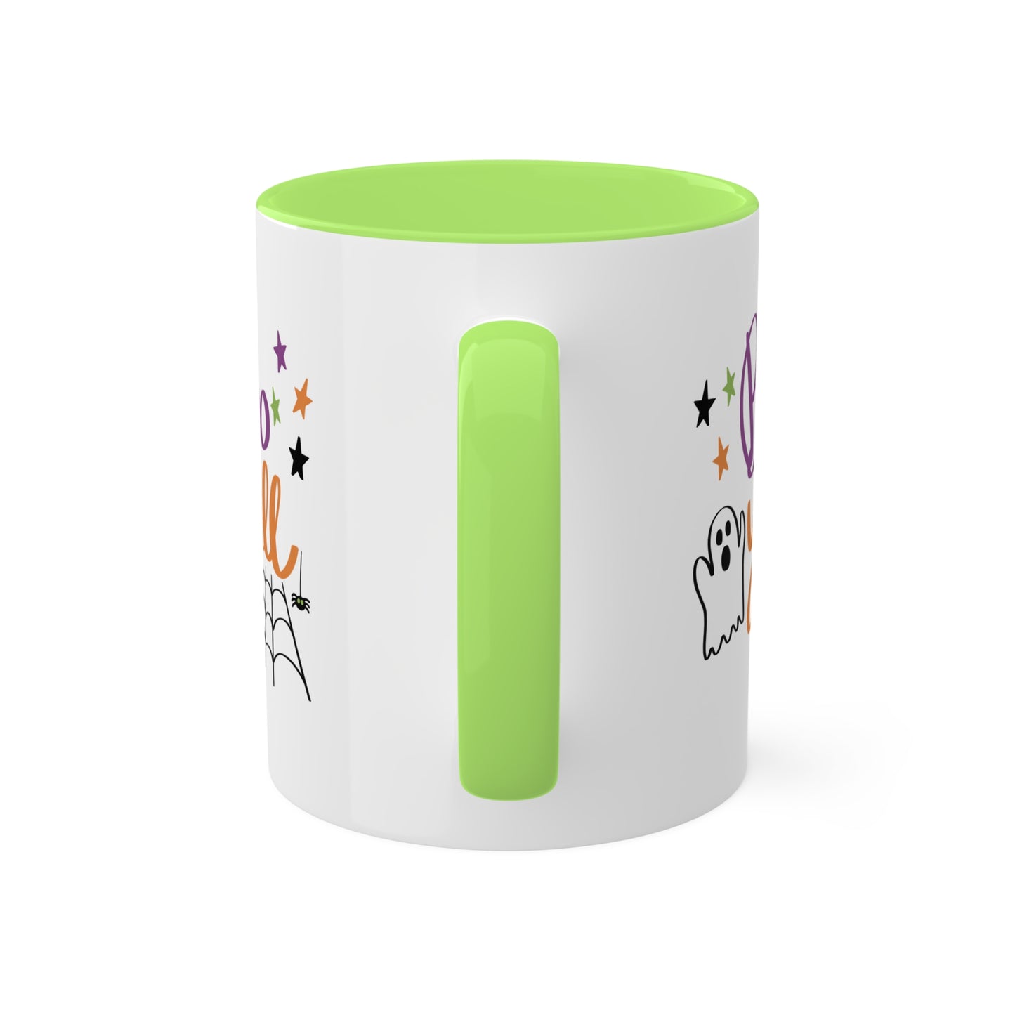 Boo Yall - Cute Ghost - 11oz Colorful Funny Halloween Mug