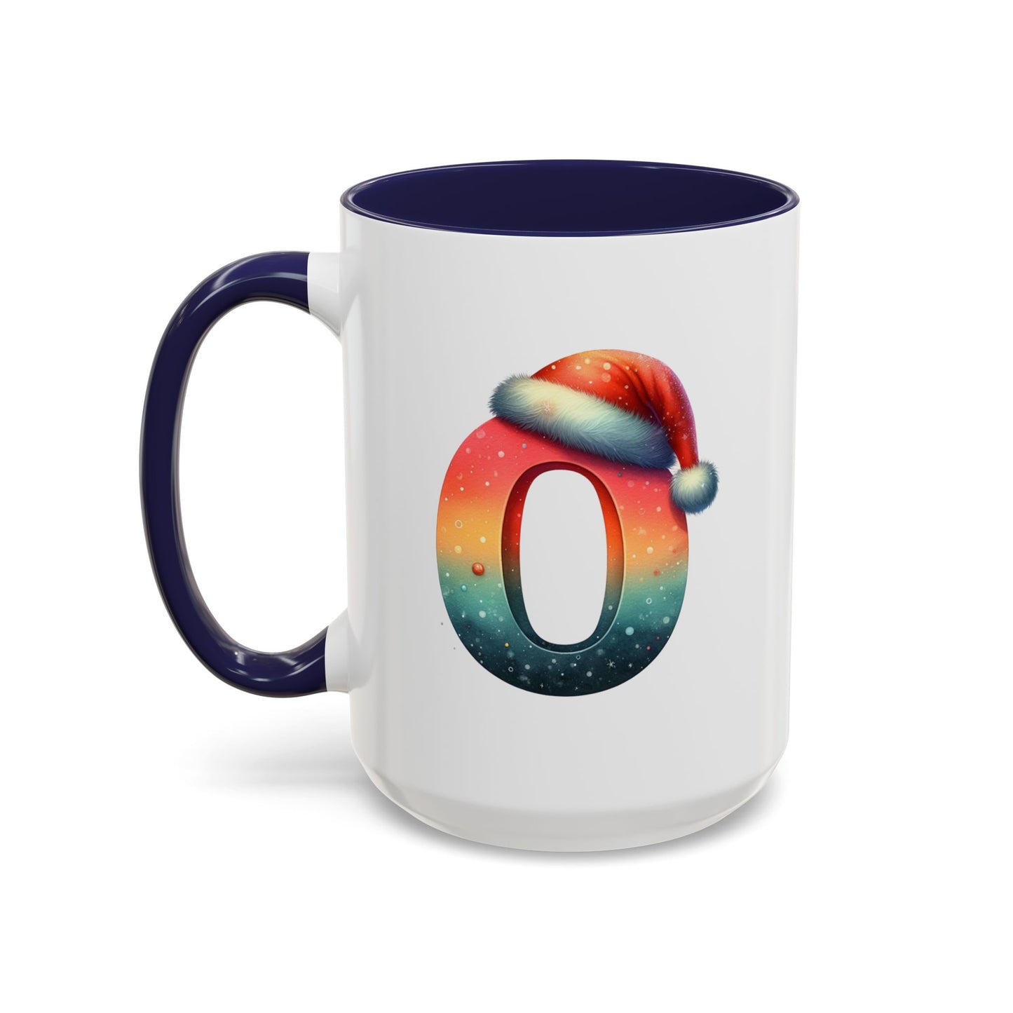 "O" Christmas Alphabet Letter - Holiday Gift Mug (11, 15oz)