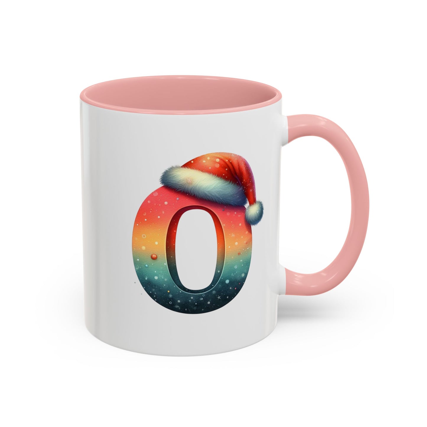 "O" Christmas Alphabet Letter - Holiday Gift Mug (11, 15oz)