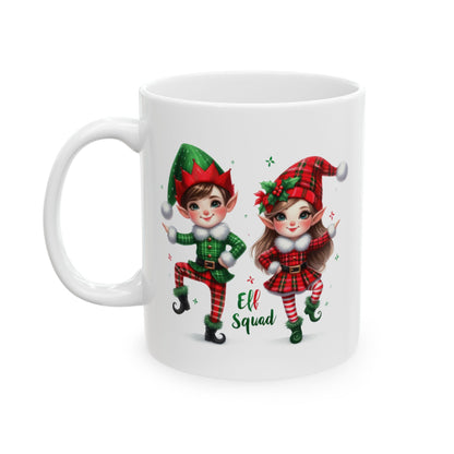 Cute Elf Squad - Winter Coffee Mug (11oz, 15oz)