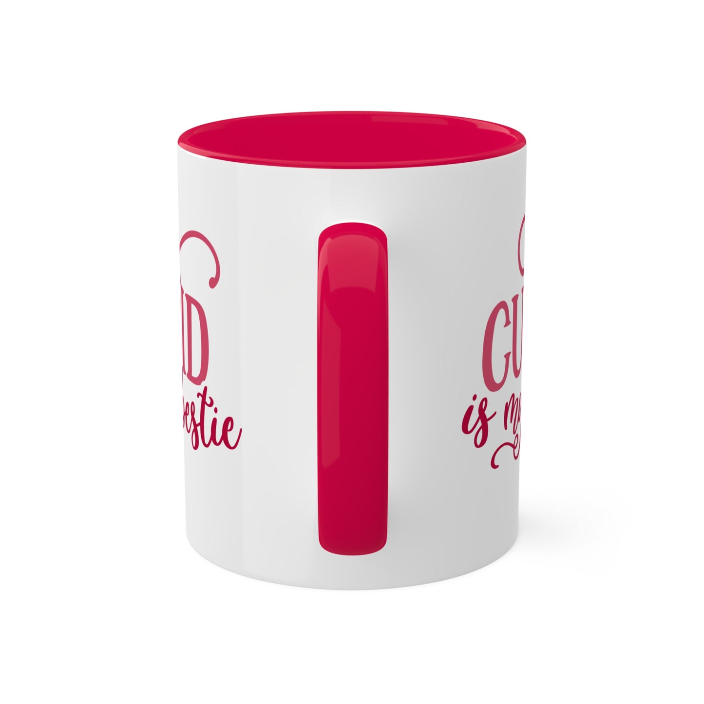 Cupid Is My Bestie - 11oz Colorful Valentine's Day Mug