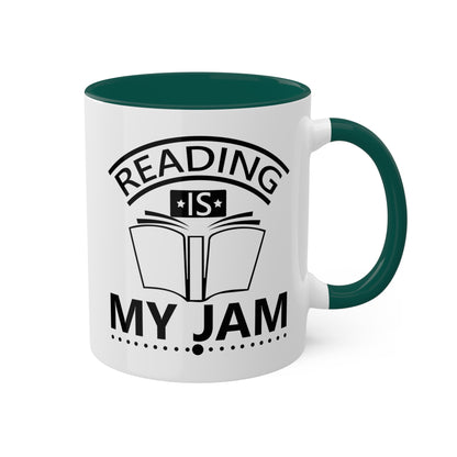 Reading Is My Jam - 11oz Colorful Mug