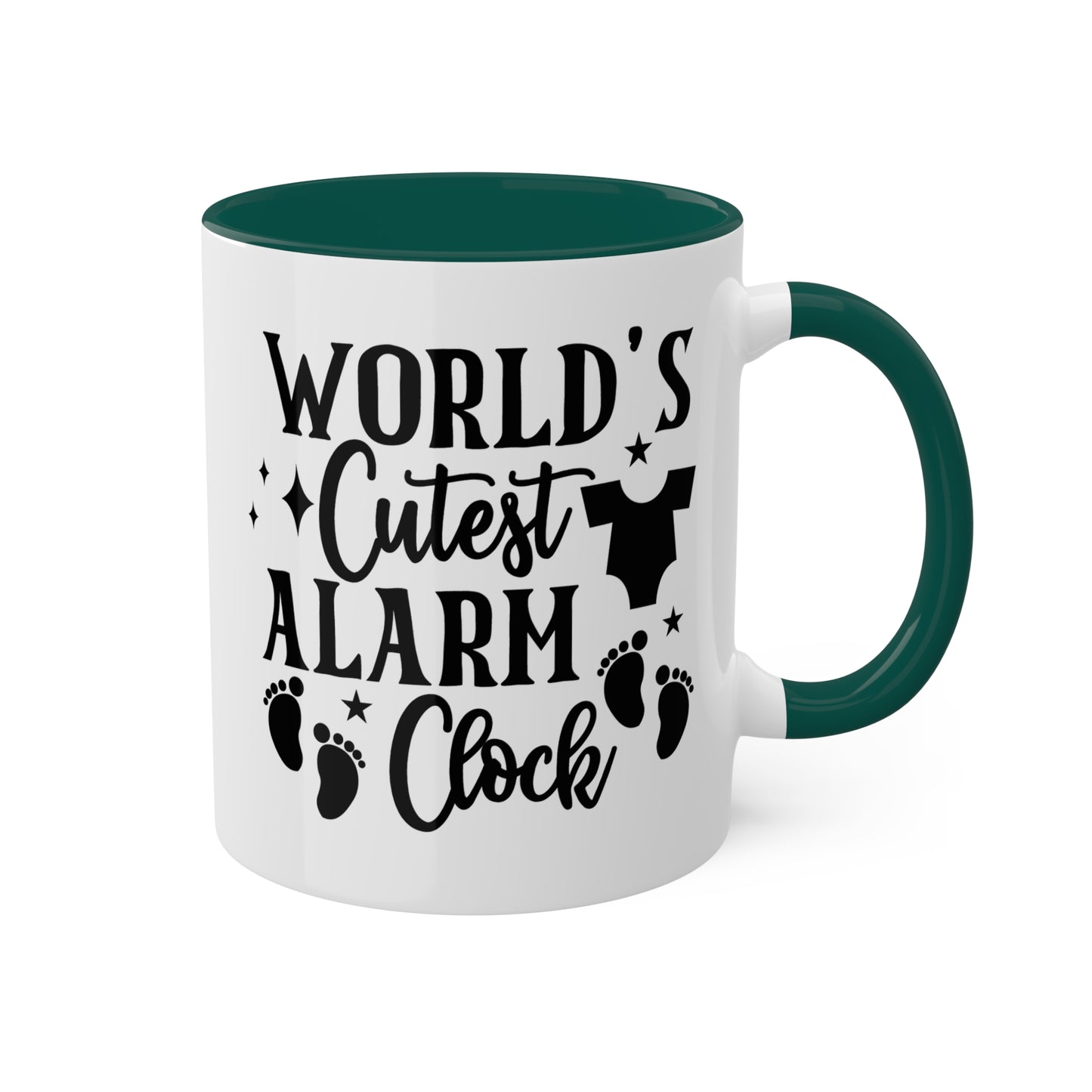 World's Cutest Alarm Clock - 11 oz Colorful Coffee Mug