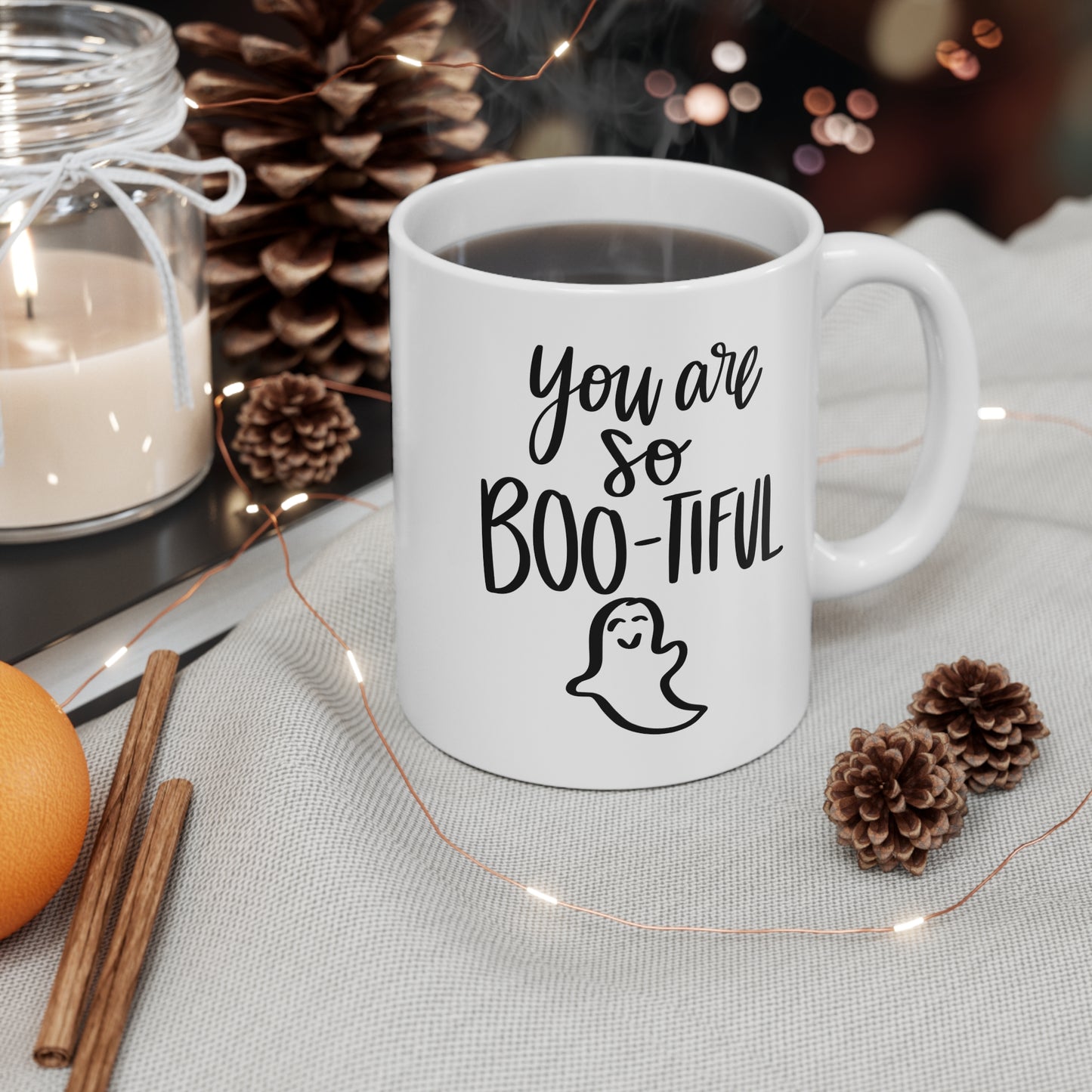 "You Are So Boo-tiful" Ceramic Coffee Mug, 11 oz