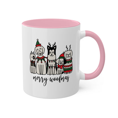 Merry Woofmas - 11 oz Christmas Dogs Gift Mug