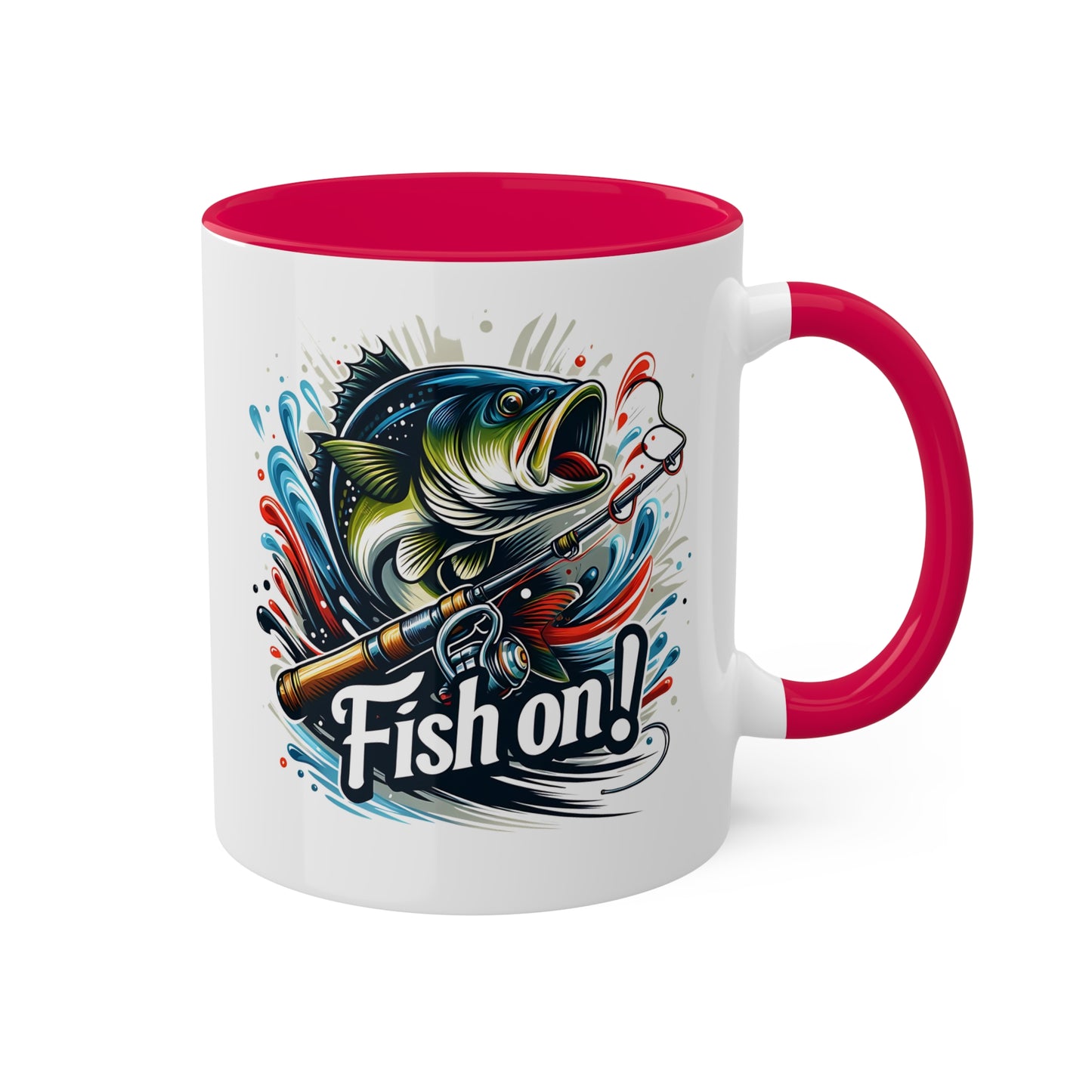 Fish On! - 11oz Colorful Fun Gift Mug