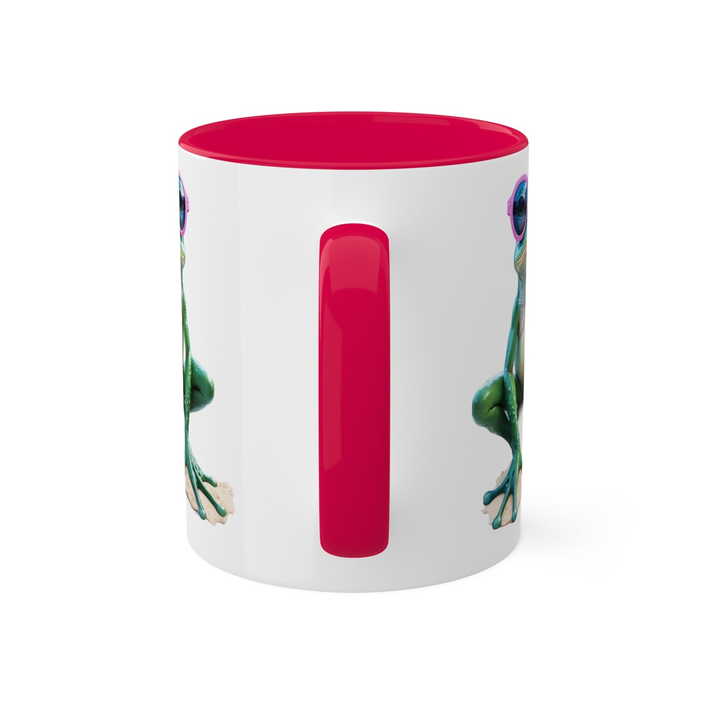 Adorable Little Frog With Sunglasses - 11oz Colorful & Fun Mug