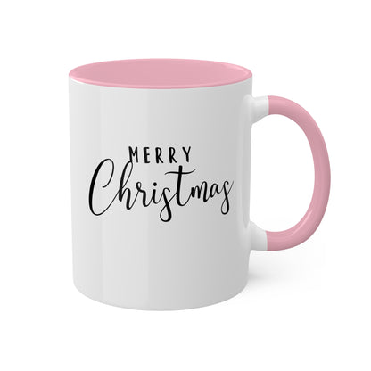 Feliz Navidad - Taza de regalo navideña de 11 oz