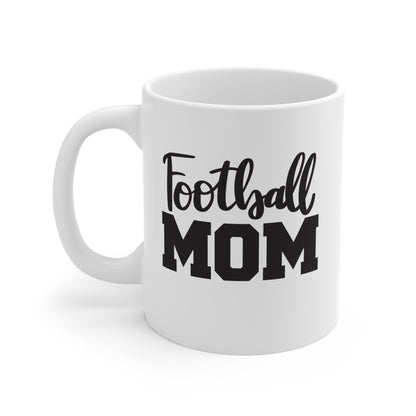 Taza de café de 11 oz con el orgullo de ser mamá del fútbol