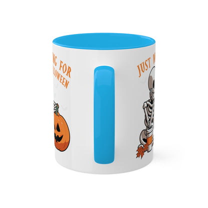 Just Waiting For Halloween - 11oz Colorful Halloween Mug