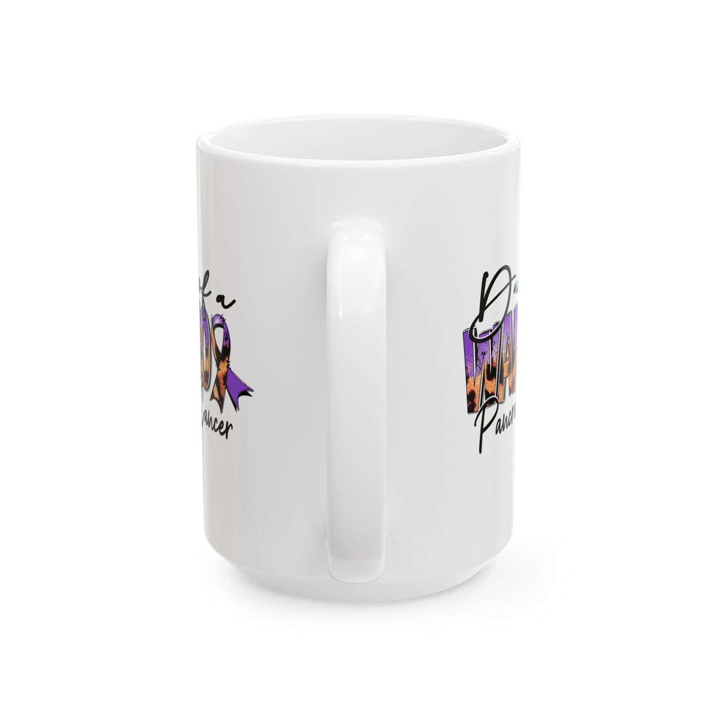 Dad Of A Warrior - Pancreatic Cancer Awareness Mug (11oz, 15oz)