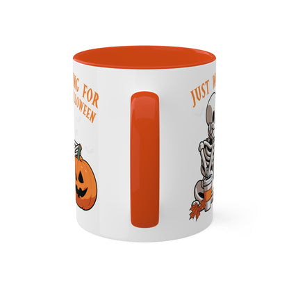 Just Waiting For Halloween - 11oz Colorful Halloween Mug