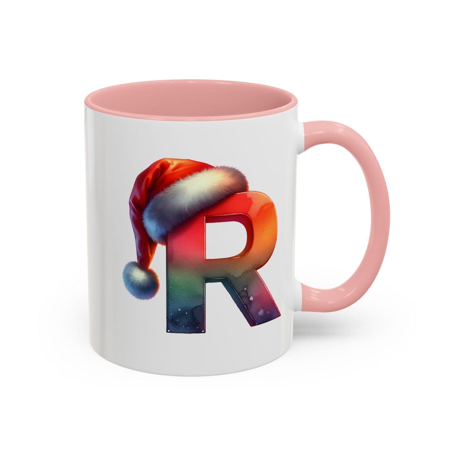 "R" Christmas Alphabet Letter - Holiday Gift Mug (11, 15oz)