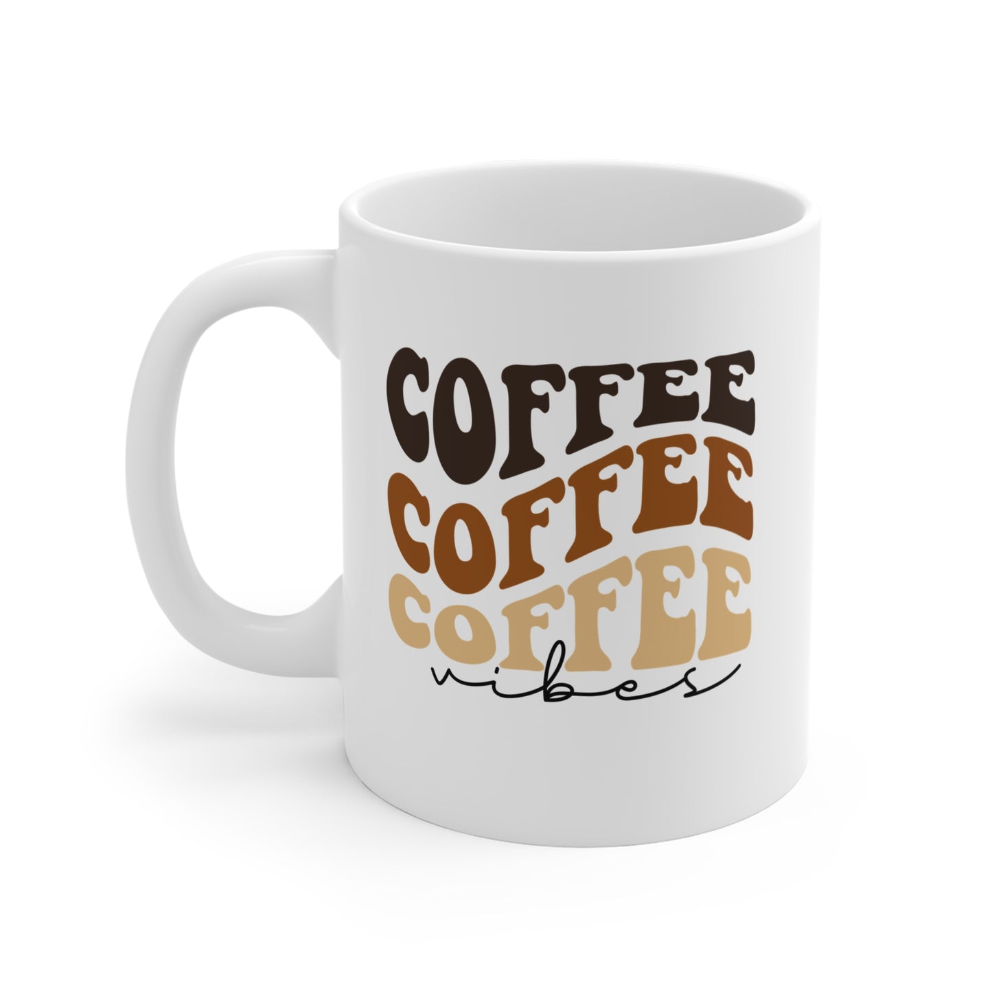 Coffee Vibes - 11 oz Retro Style Coffee Mug