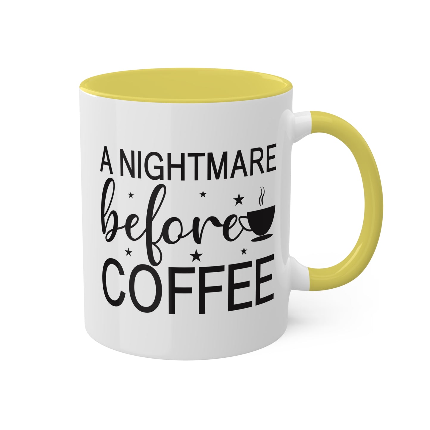 A Nightmare Before Coffee - 11oz Colorful Halloween Mug