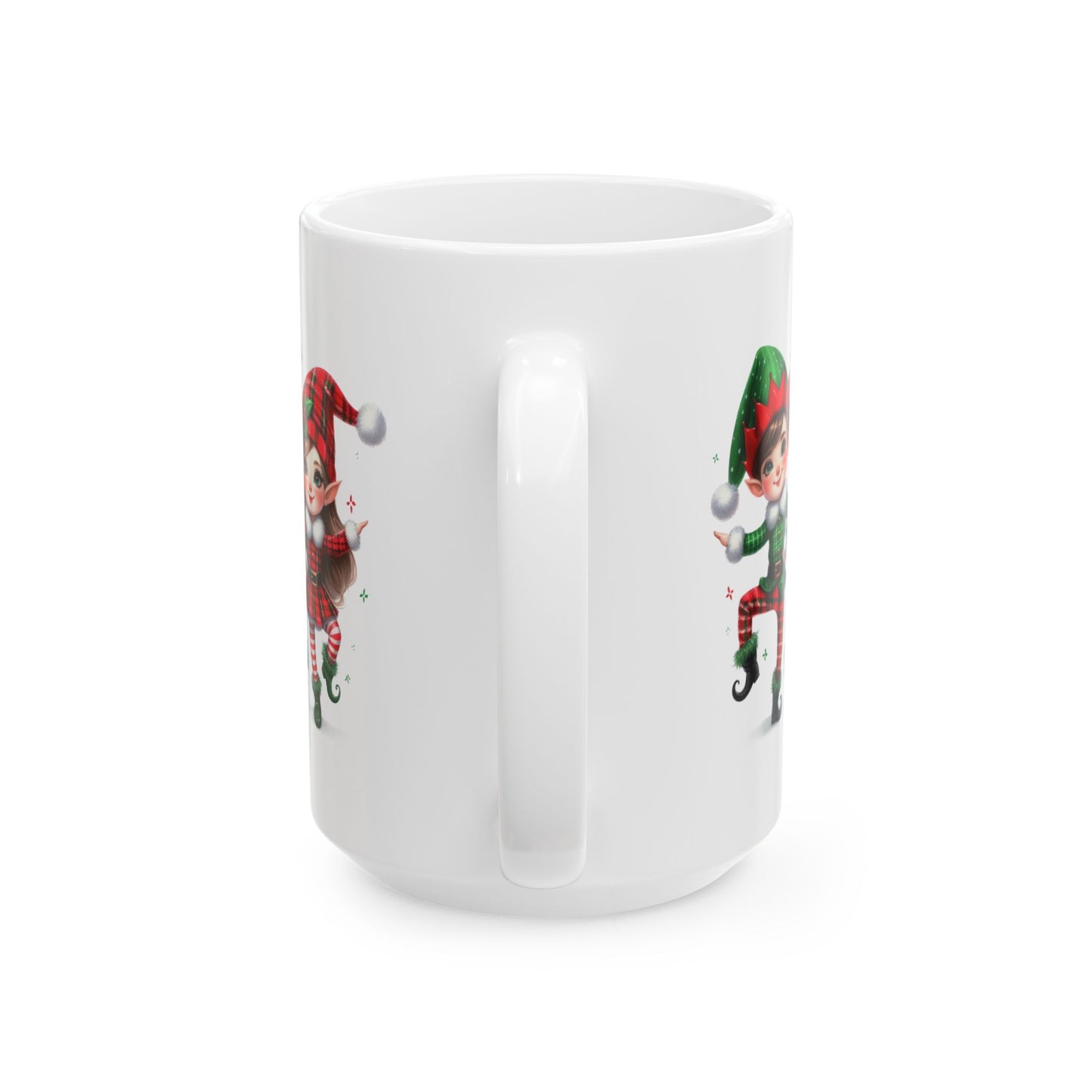 Cute Elf Squad - Winter Coffee Mug (11oz, 15oz)